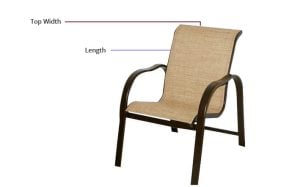 Replacement Slings for Patio Chairs - Sling Chair Replacement – Chair 1