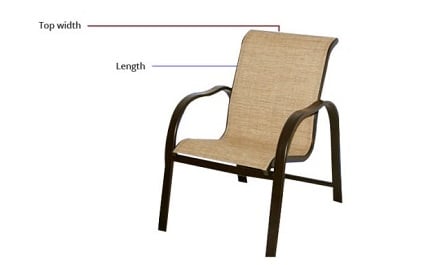 Replacement Seat/Sling for Beach/Patio Chair 