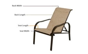Replacement Slings for Patio Chairs - Sling Chair Replacement – Chair 5
