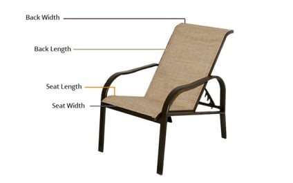 Replacement Recliner Sling Patio Site - How To Change Slings On Patio Chairs